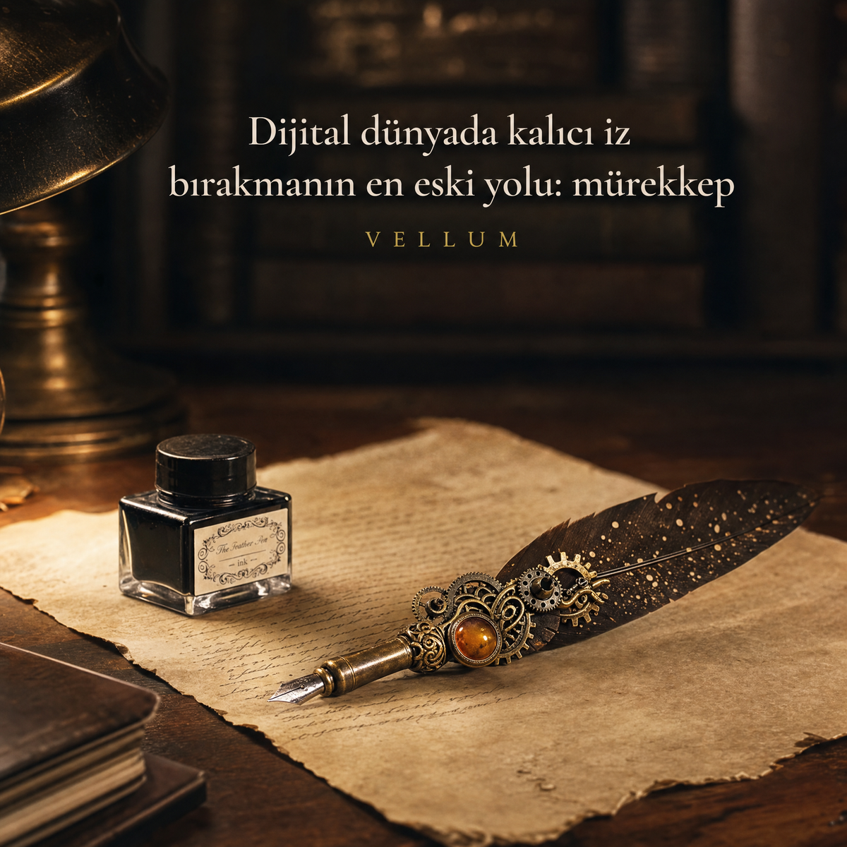 Ekranın karşısına, masanın üzerine bir sahne